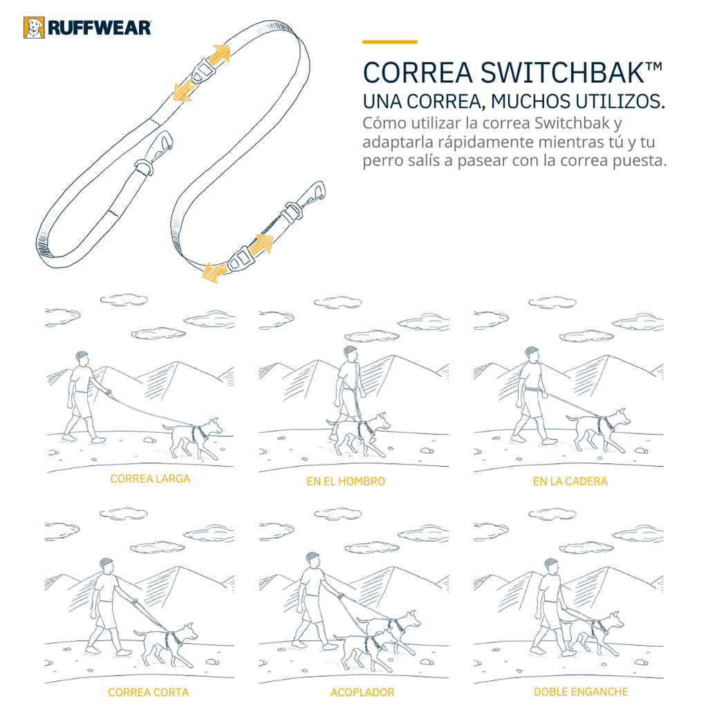 Ruffwear Switchbak Correa Multifunción