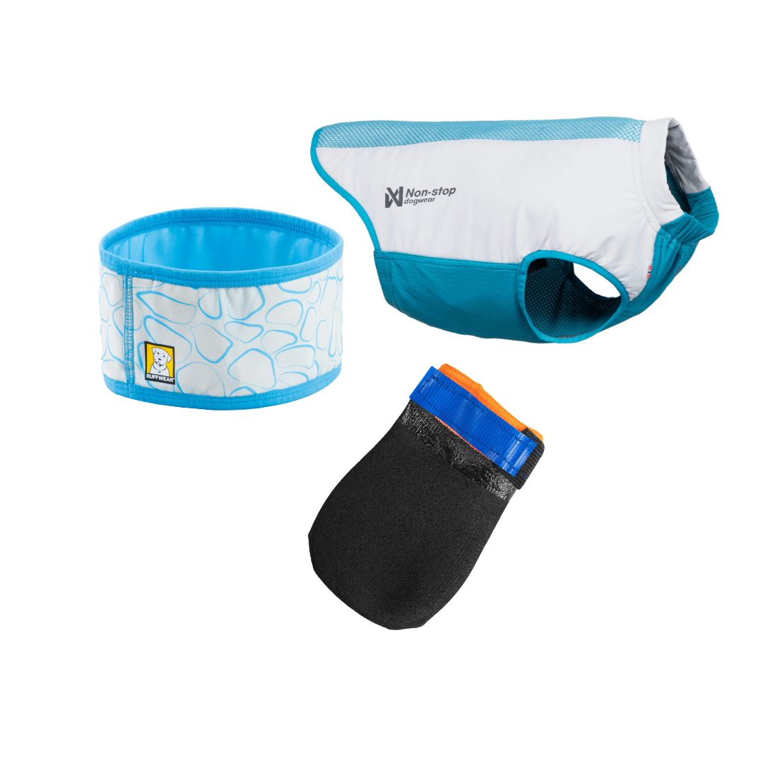 Pack Cooling Completo: Chaleco + Botines Protectores + Braga Swamp Cooler